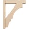 Ekena Millwork 6-in W x 28-in D x 36-in H Balboa Block Rough Cedar Woodgrain TimberThane Outlooker, Primed Tan OUTUR060X28X36BOA44RCPR - alternate 5